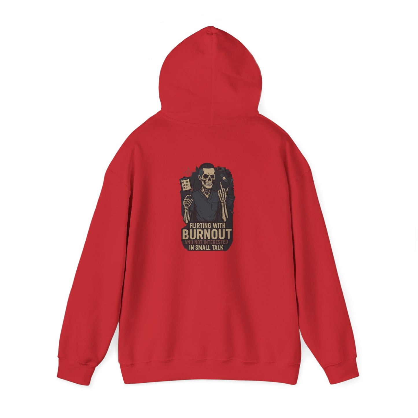 “Flirting With Burnout and Not Interested in Small Talk” – Men’s Chaos Hoodie