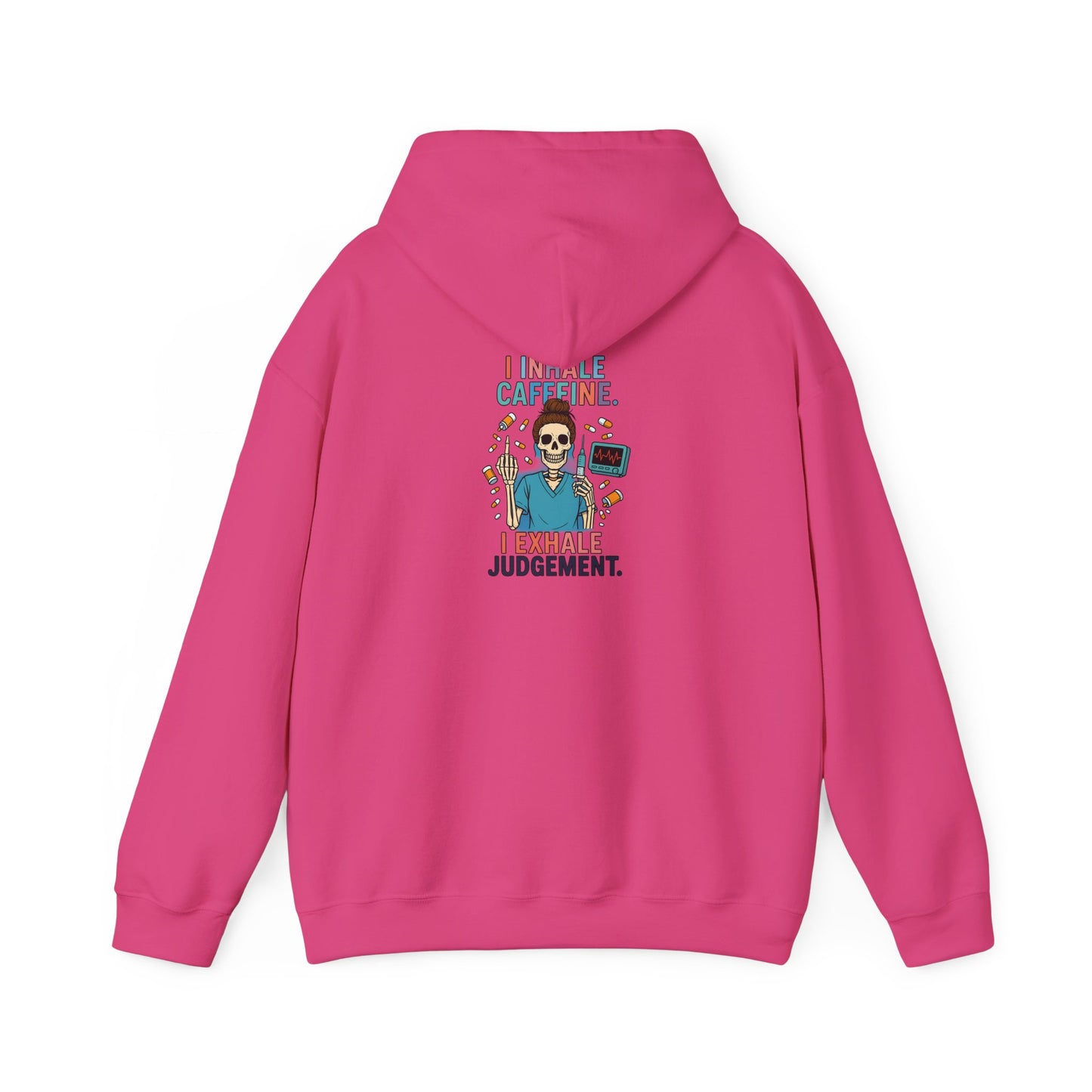 Caffeine Judgment Sweatshirt, Funny Coffee Lover Hoodie, Unisex Hoodie Gift, Halloween Sweatshirt, Cozy Casual Wear