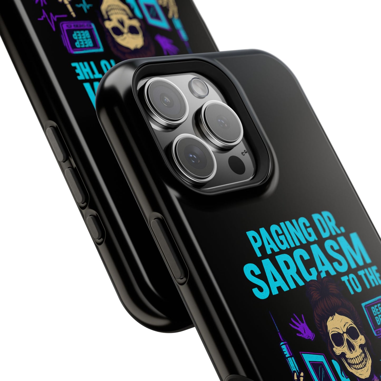Medical Humor Magnetic Cases - Paging Dr. Sarcasm, Doctor Phone Case, Funny Gift for Nurses, Hospital Staff, Sarcastic Design