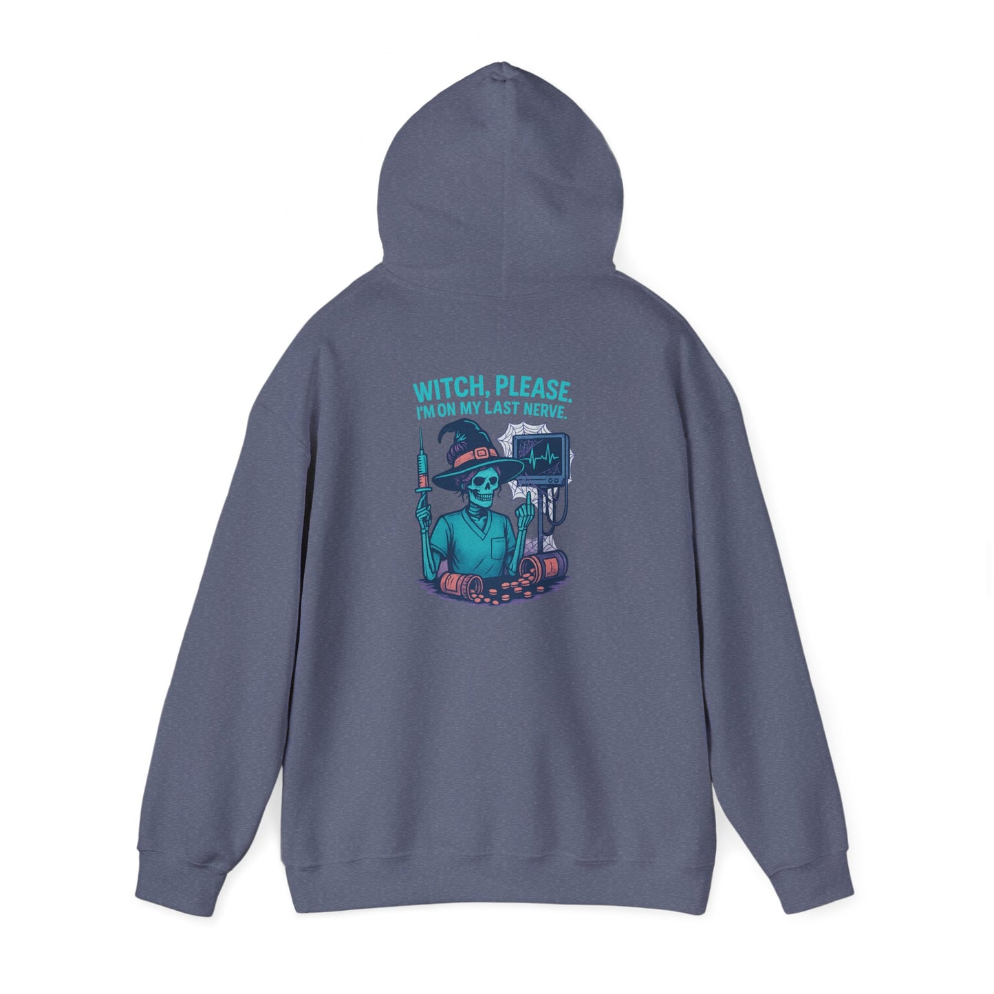 Charming Witchy Sweatshirt, Cozy Autumn Apparel, Halloween Gift for Her, Unisex Fall Hoodie, Casual Witch Theme Sweatshirt