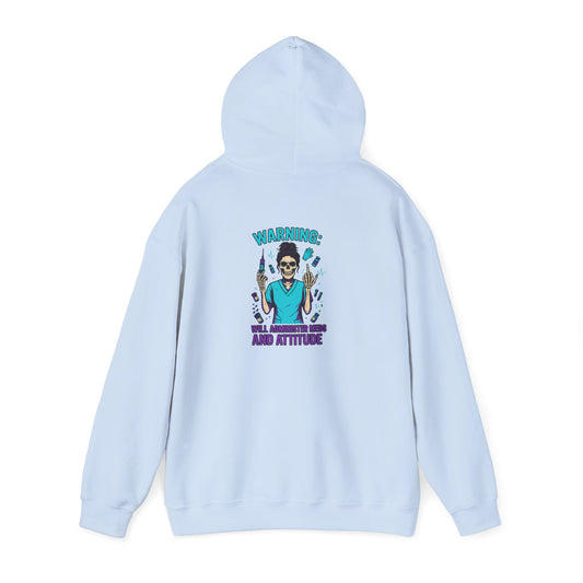 Vibrant Attitude Hoodie, Unisex Graphics Sweatshirt, Bold Statement Sweatshirt, Perfect Gift for Friends, Casual Streetwear
