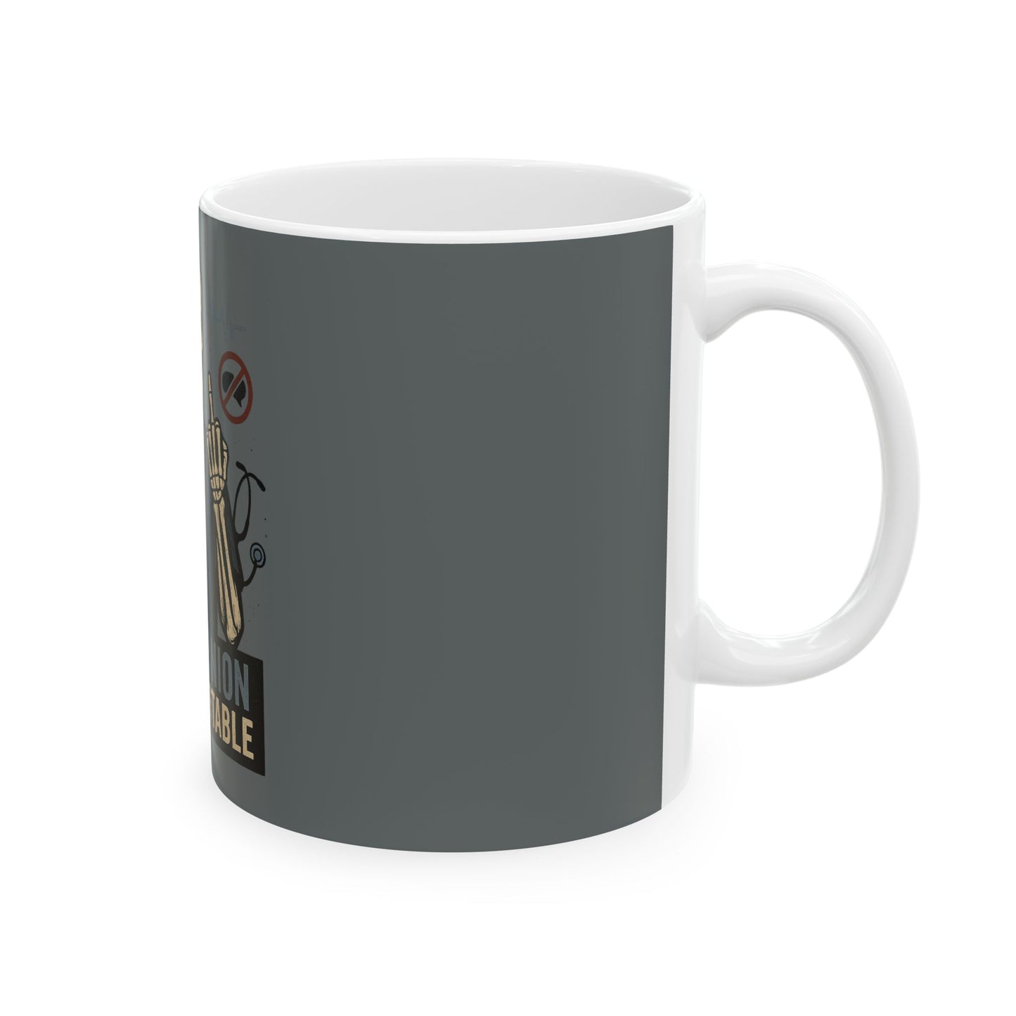 “Your Opinion Isn’t Chartable” – Bold Nurse Mug