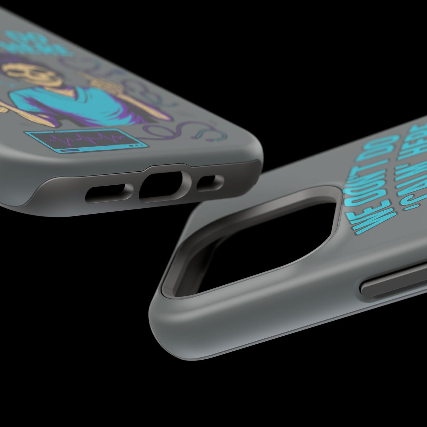 “We Don’t Do ‘Calm’ Here” - Funny Healthcare Phone Case