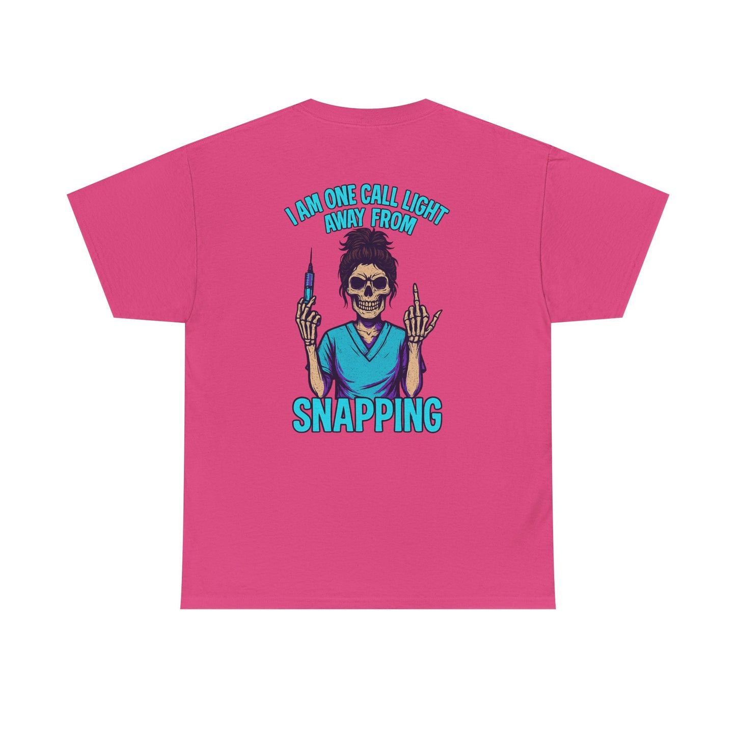 Skeleton Nurse Tee, Fun Graphic Tee, Unisex Cotton T-Shirt, Halloween Costume Shirt, Nurse Appreciation Gift, Medical Humor Outfit