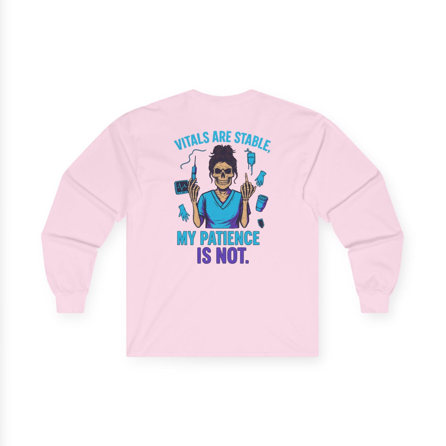 Vibrant Patient Humor Tee – Perfect for Healthcare Workers, Nurses, Medical Students, Gift for Health Enthusiasts, Fun Medical Apparel