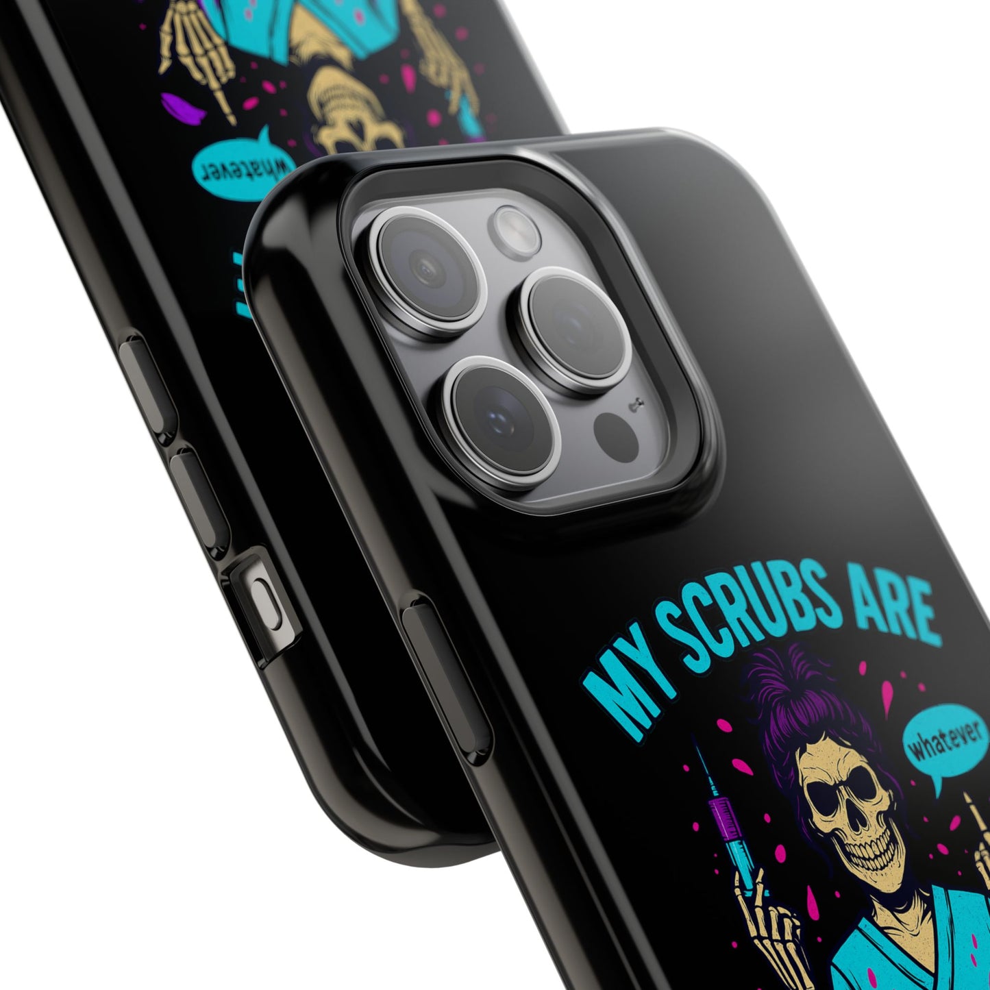 Sassy Nurse Phone Case, 30% Blood 70% Sarcasm Design, Healthcare Gift, Funny Medical Accessory, Tough Magnetic Cover