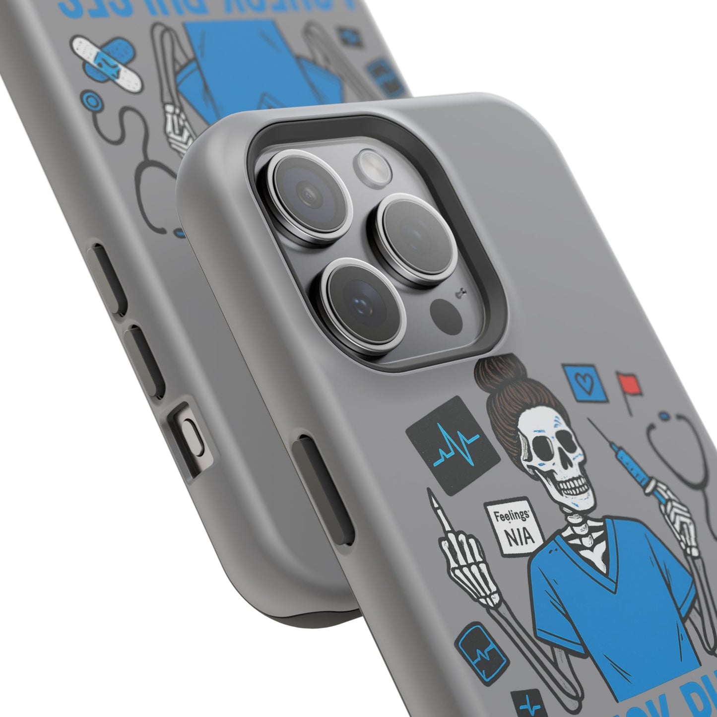 “I Check Pulses, Not Feelings” – Blunt Nurse Phone Case