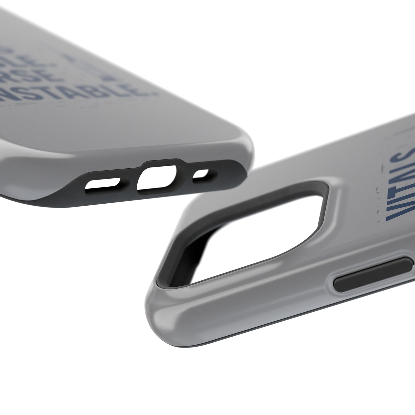 “Vitals Stable. Nurse Unstable.” – Sarcastic Nurse Phone Case