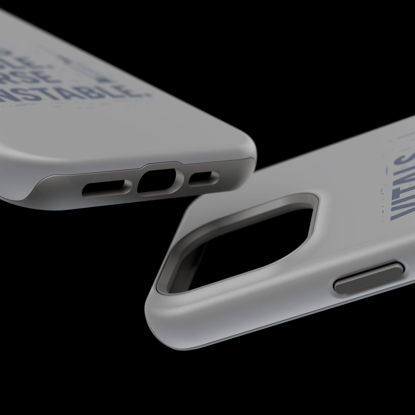 “Vitals Stable. Nurse Unstable.” – Sarcastic Nurse Phone Case