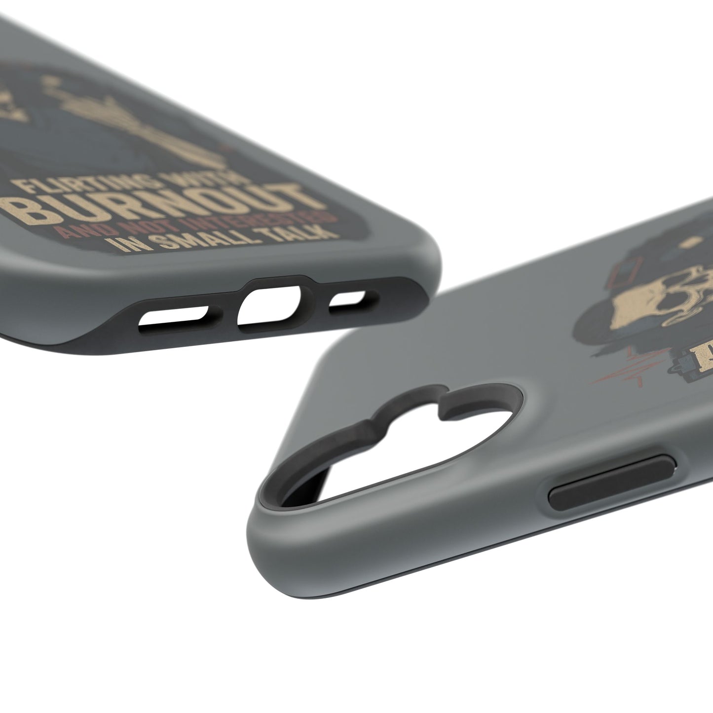 “Flirting With Burnout and Not Interested in Small Talk” – Men’s Nurse Phone Case