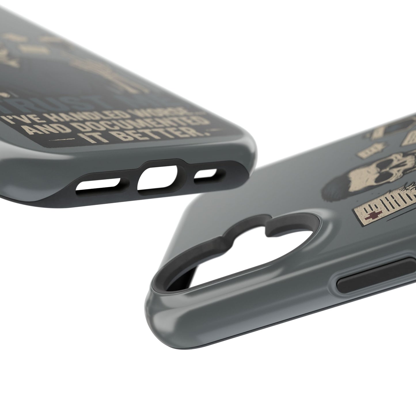 “Trust Me. I’ve Handled Worse and Documented It Better” – Nurse Chaos Phone Case