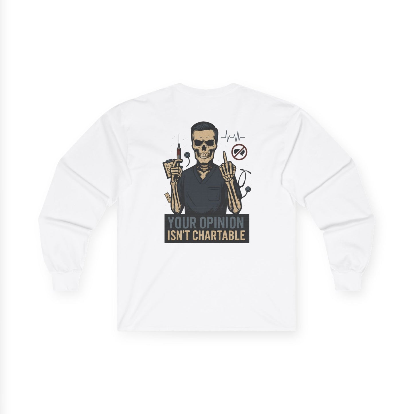 “Your Opinion Isn’t Chartable” – Men’s Long Sleeve Tee