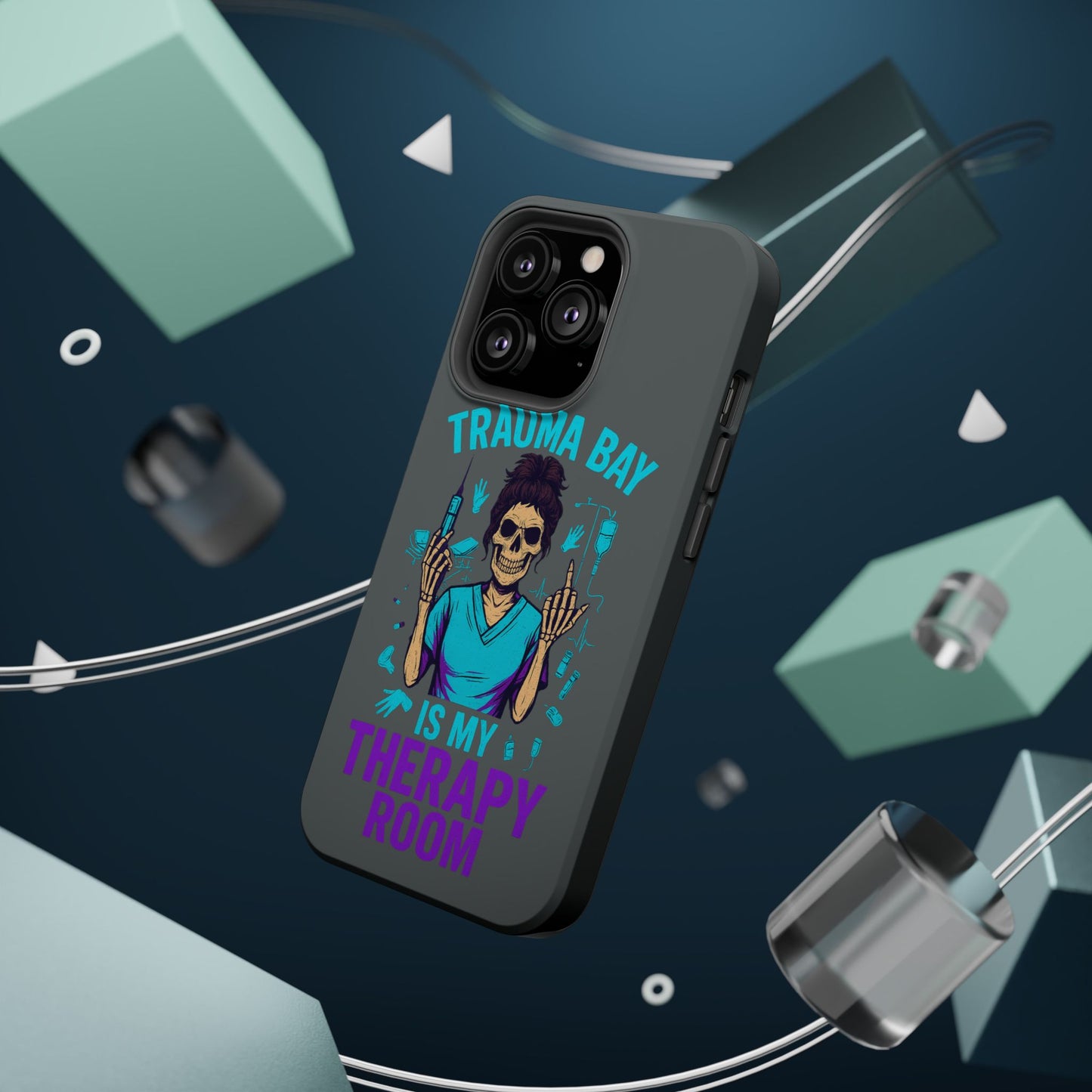 Magnetic Phone Case: Trauma Bay Is My Therapy Room - Perfect for Medical Professionals, Gifts for Nurses[...]