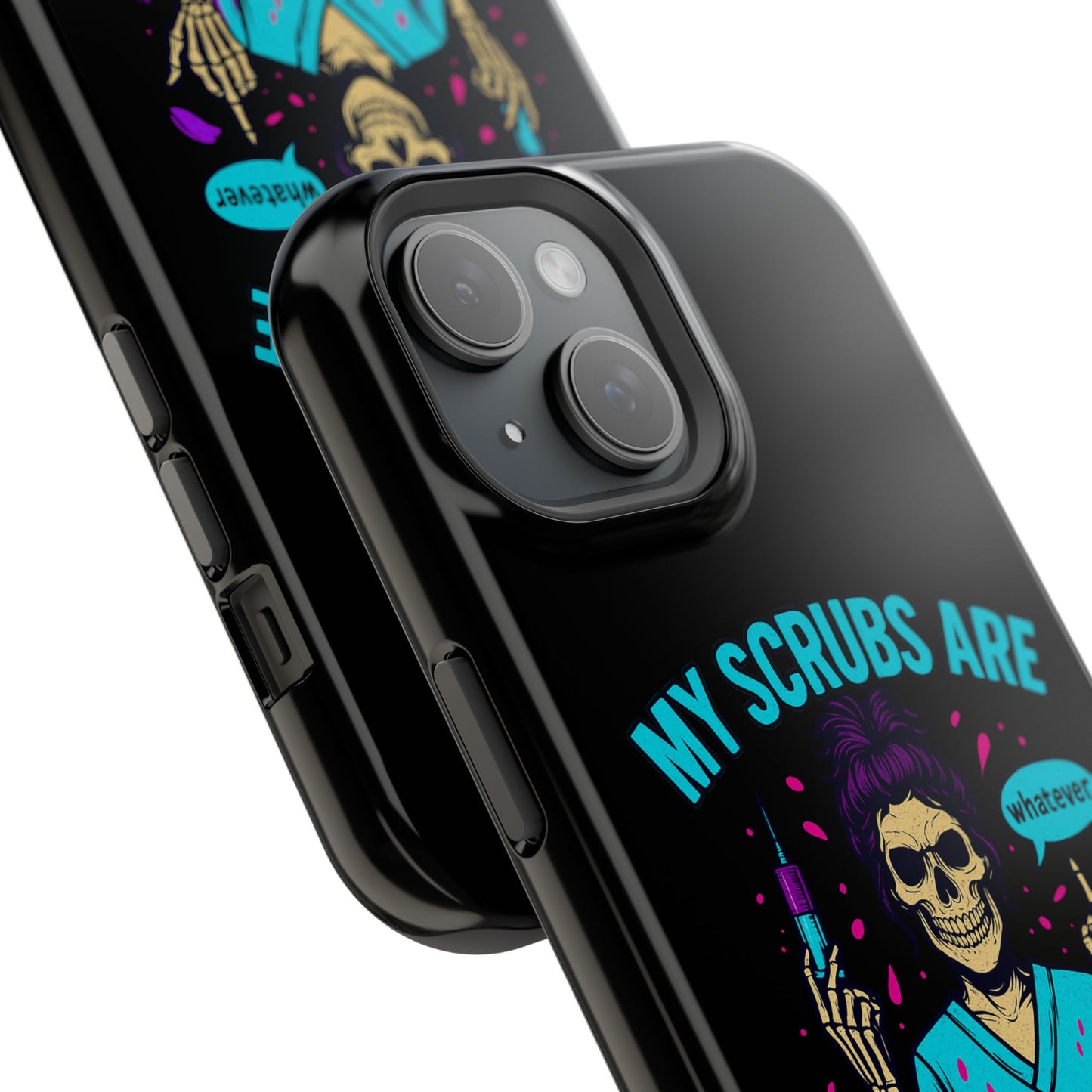 Sassy Nurse Phone Case, 30% Blood 70% Sarcasm Design, Healthcare Gift, Funny Medical Accessory, Tough Magnetic Cover