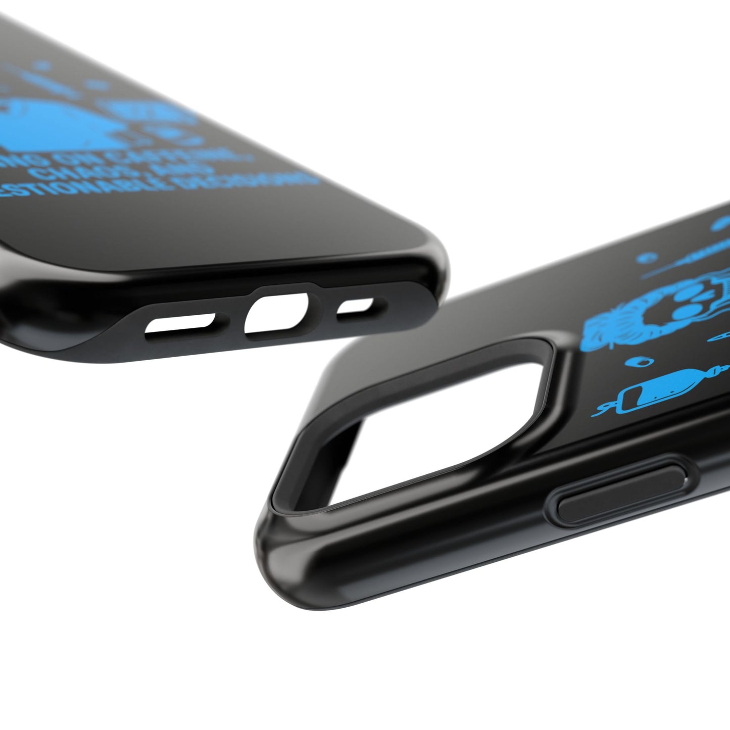 Running on Caffeine, Chaos, and Questionable Decisions” – Nurse Life Phone Case