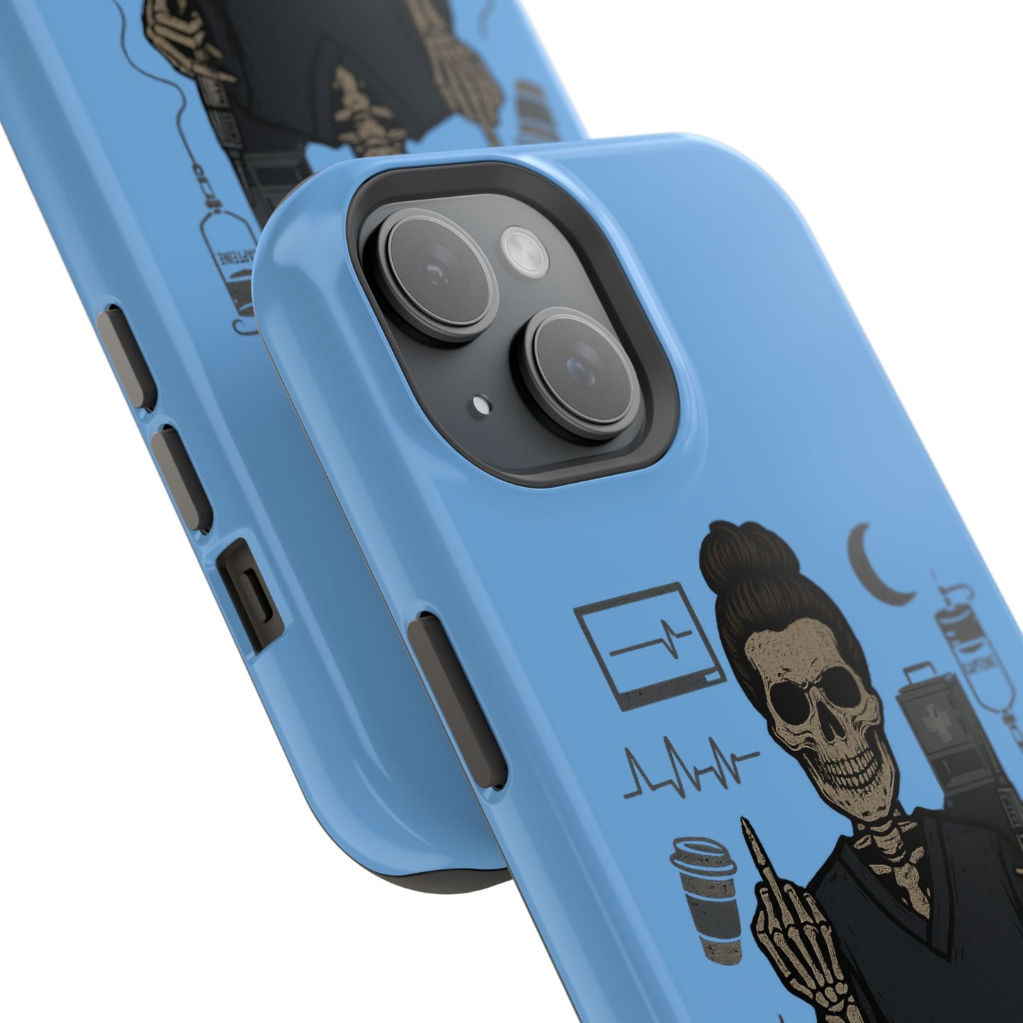 “It’s Not Night Shift Until Someone Cries and Someone Codes” – Nurse Chaos Phone Case