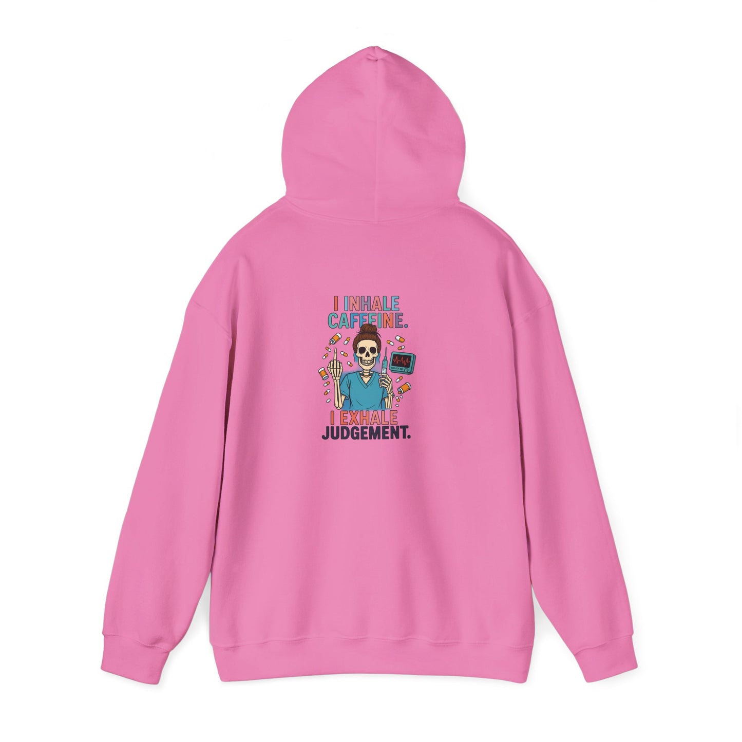 Caffeine Judgment Sweatshirt, Funny Coffee Lover Hoodie, Unisex Hoodie Gift, Halloween Sweatshirt, Cozy Casual Wear
