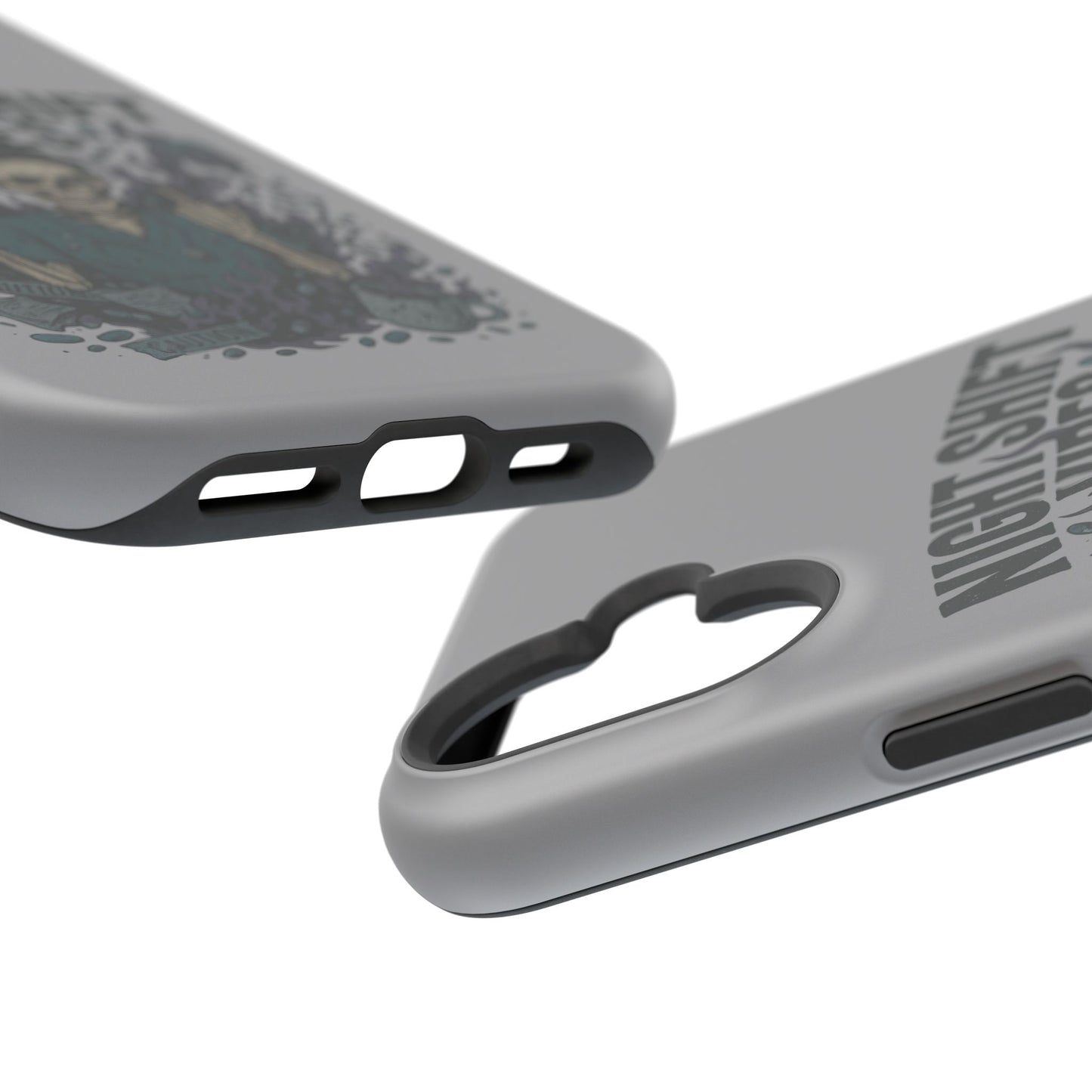 “Night Shift Vibes” – Bright & Chaotic Nurse Phone Case