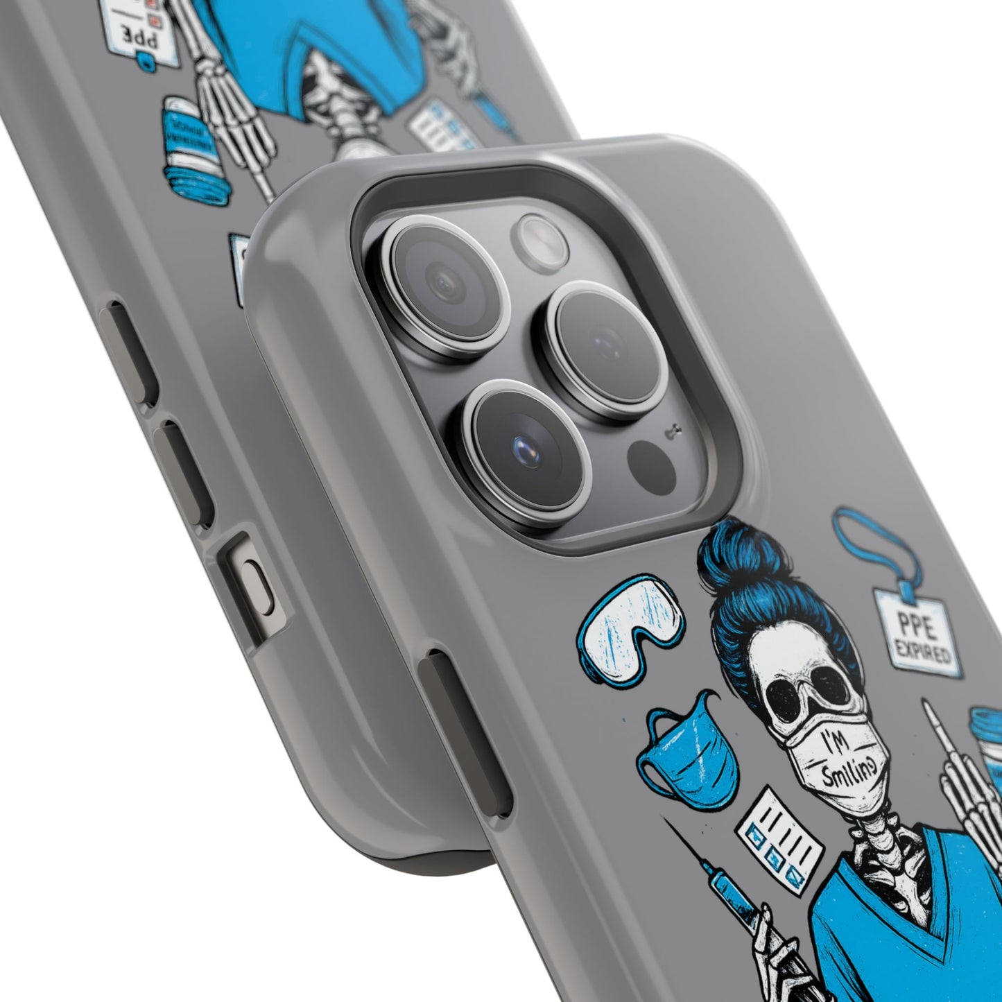 “This Face? It’s 100% PPE and 0% Patience.” – Chaos Nurse Phone Case