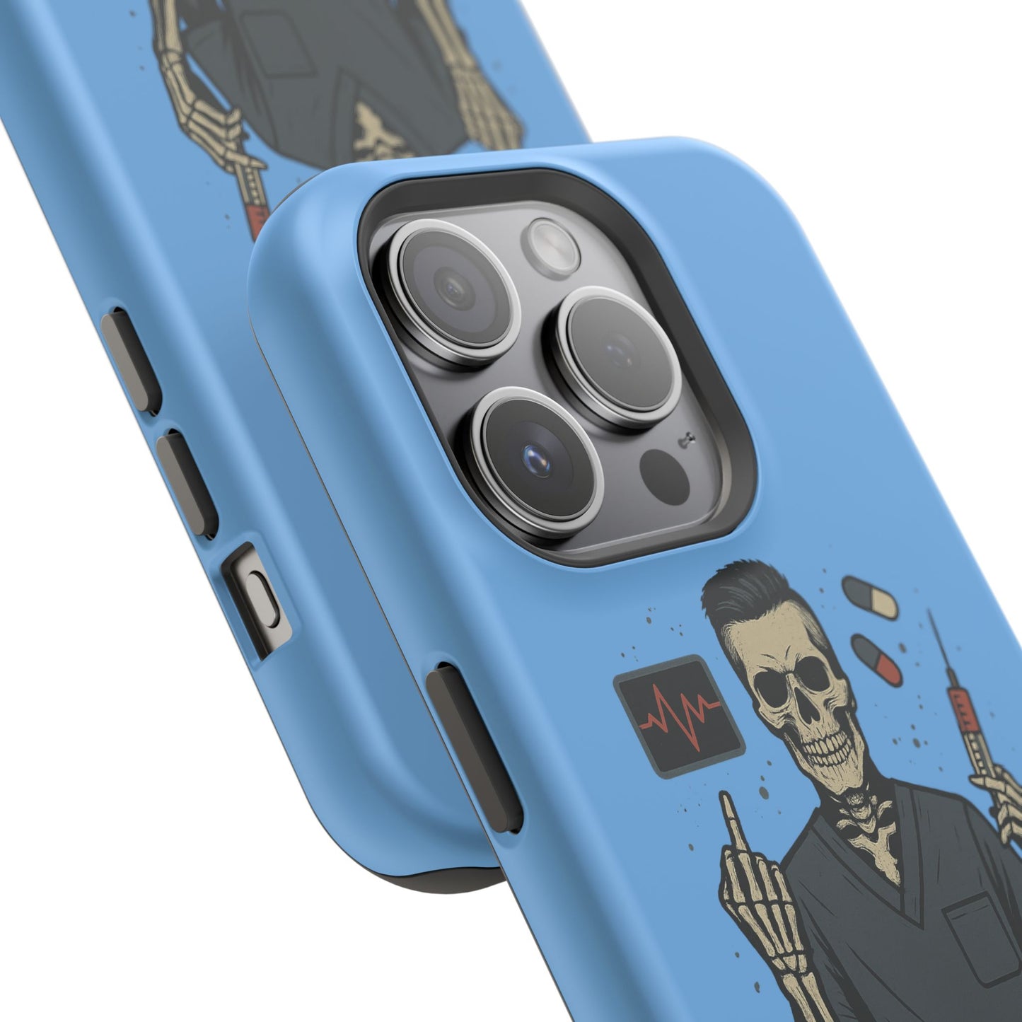 “Built Like a Code Cart. Tired Like a Night Shifter.” – Men’s Nurse Phone Case