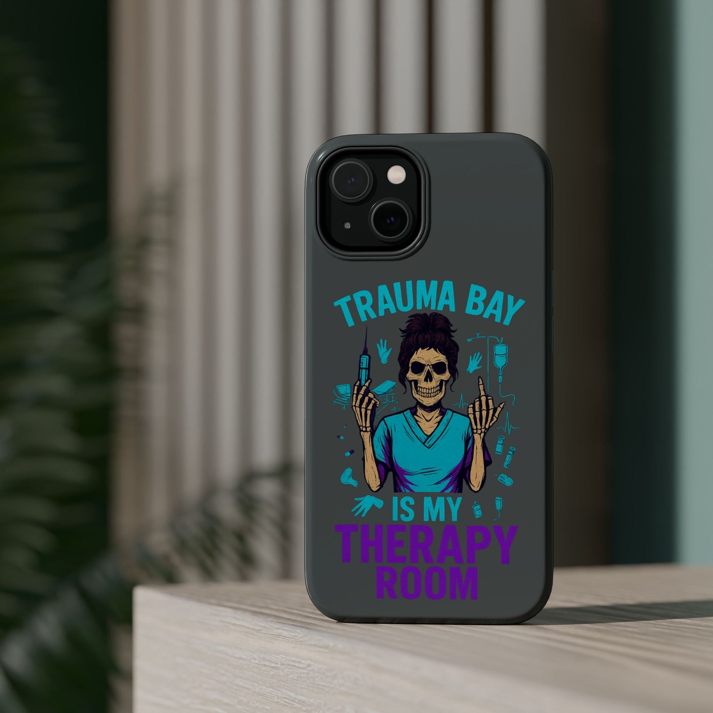 Magnetic Phone Case: Trauma Bay Is My Therapy Room - Perfect for Medical Professionals, Gifts for Nurses[...]