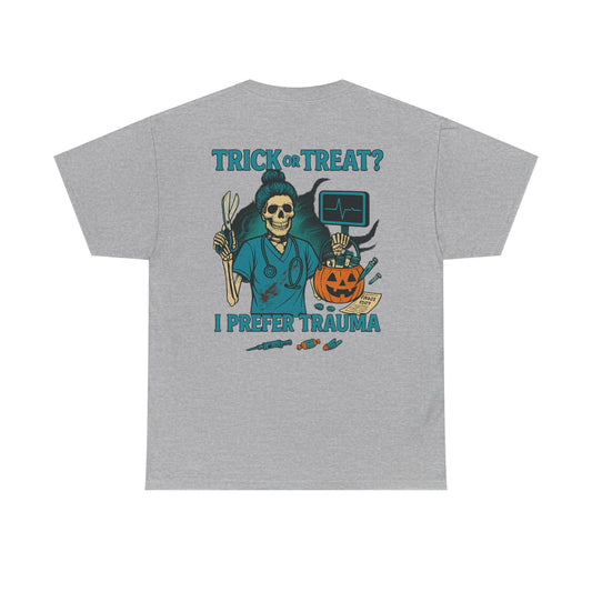 Halloween Vibe T-Shirt, Funny Unisex Tee, Spooky Gift, Trick or Treat Humor, Casual Wear for October Celebrations, Costume Party Essential