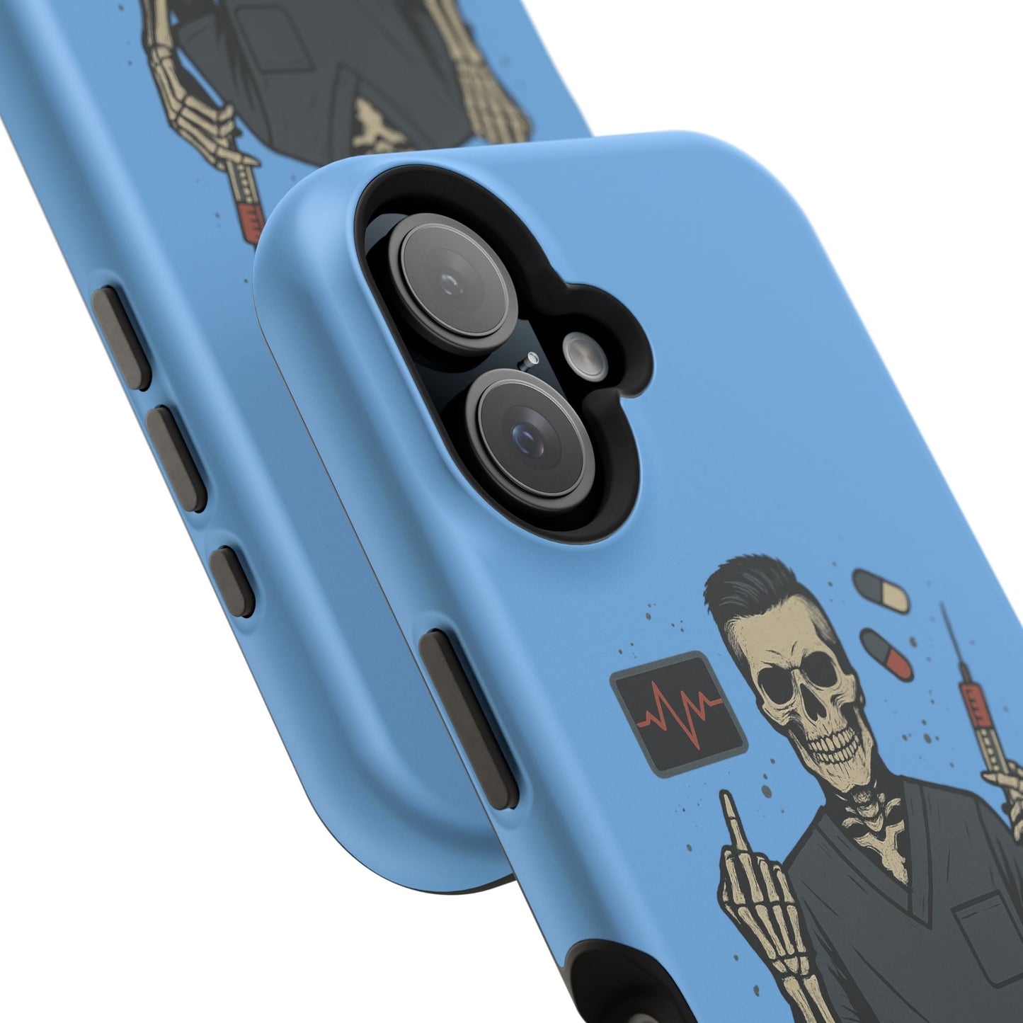 “Built Like a Code Cart. Tired Like a Night Shifter.” – Men’s Nurse Phone Case