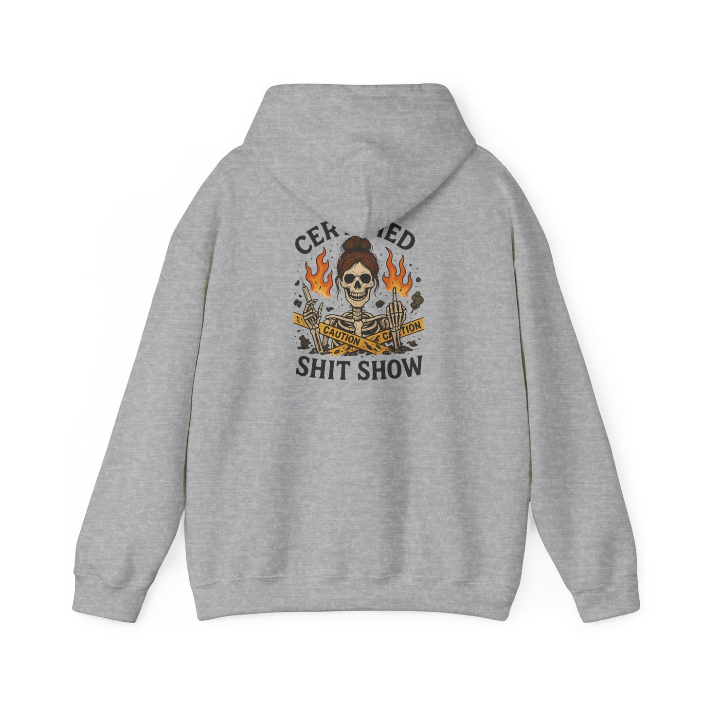 “Certified Shit Show” – Sarcastic Nurse Hoodie