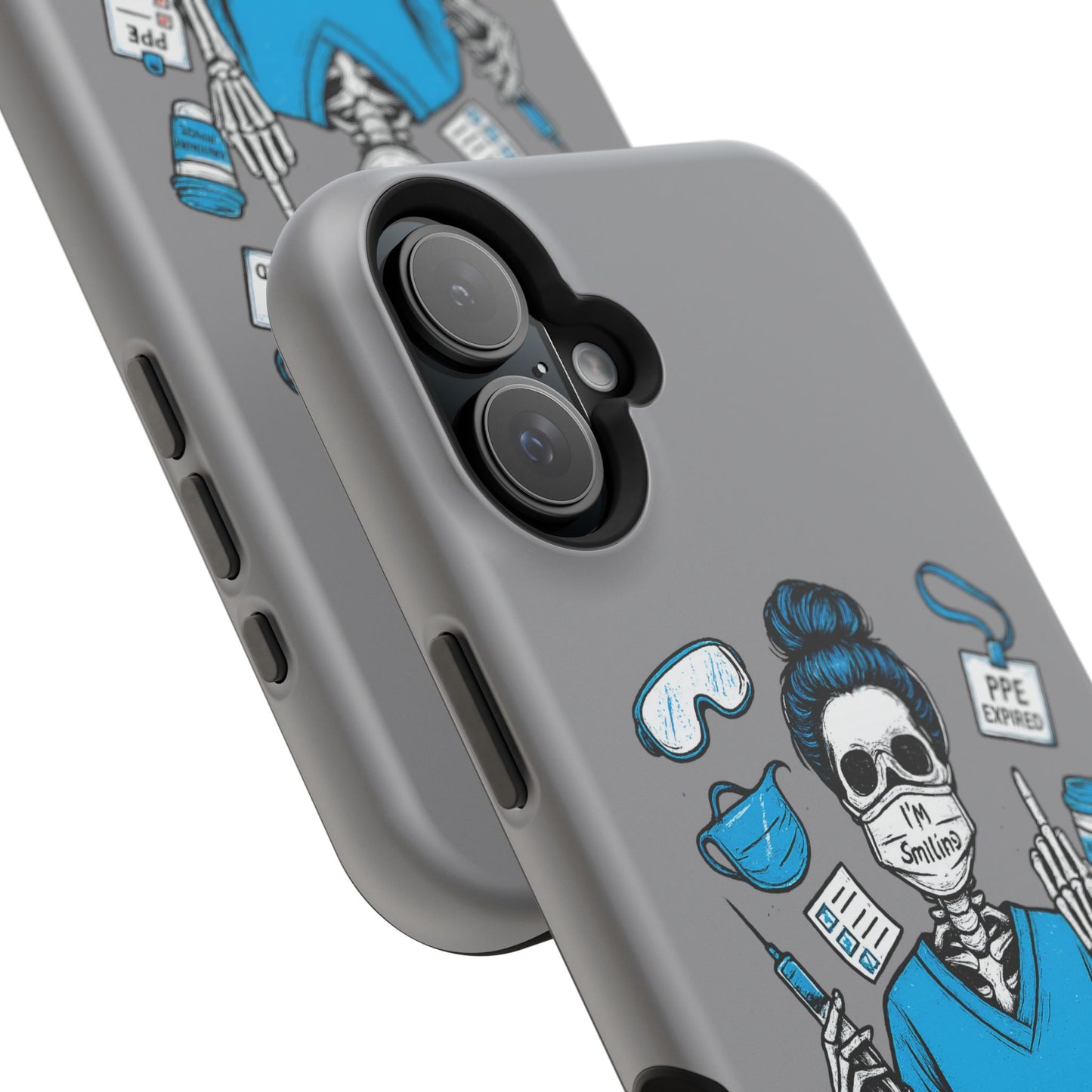 “This Face? It’s 100% PPE and 0% Patience.” – Chaos Nurse Phone Case