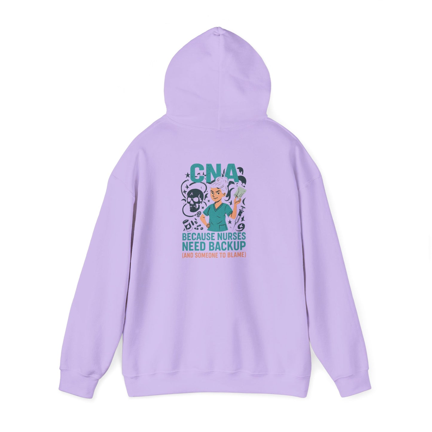 “CNA Because Nurses Need Backup (And Someone to Blame)” – Chaotic CNA Hoodie