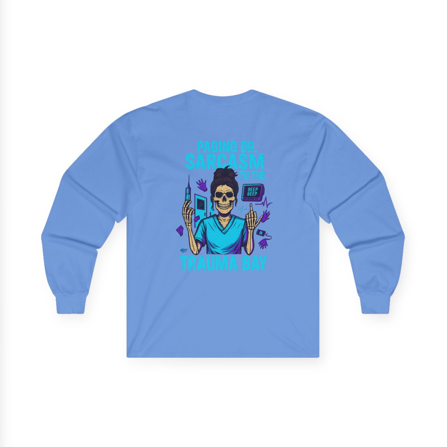 Unisex Long Sleeve Tee - Paging Dr. Sarcasm Graphic Shirt, Perfect Gift for Nurses, Medicine Lovers, Humor Tee, Casual Wear, Halloween [...]