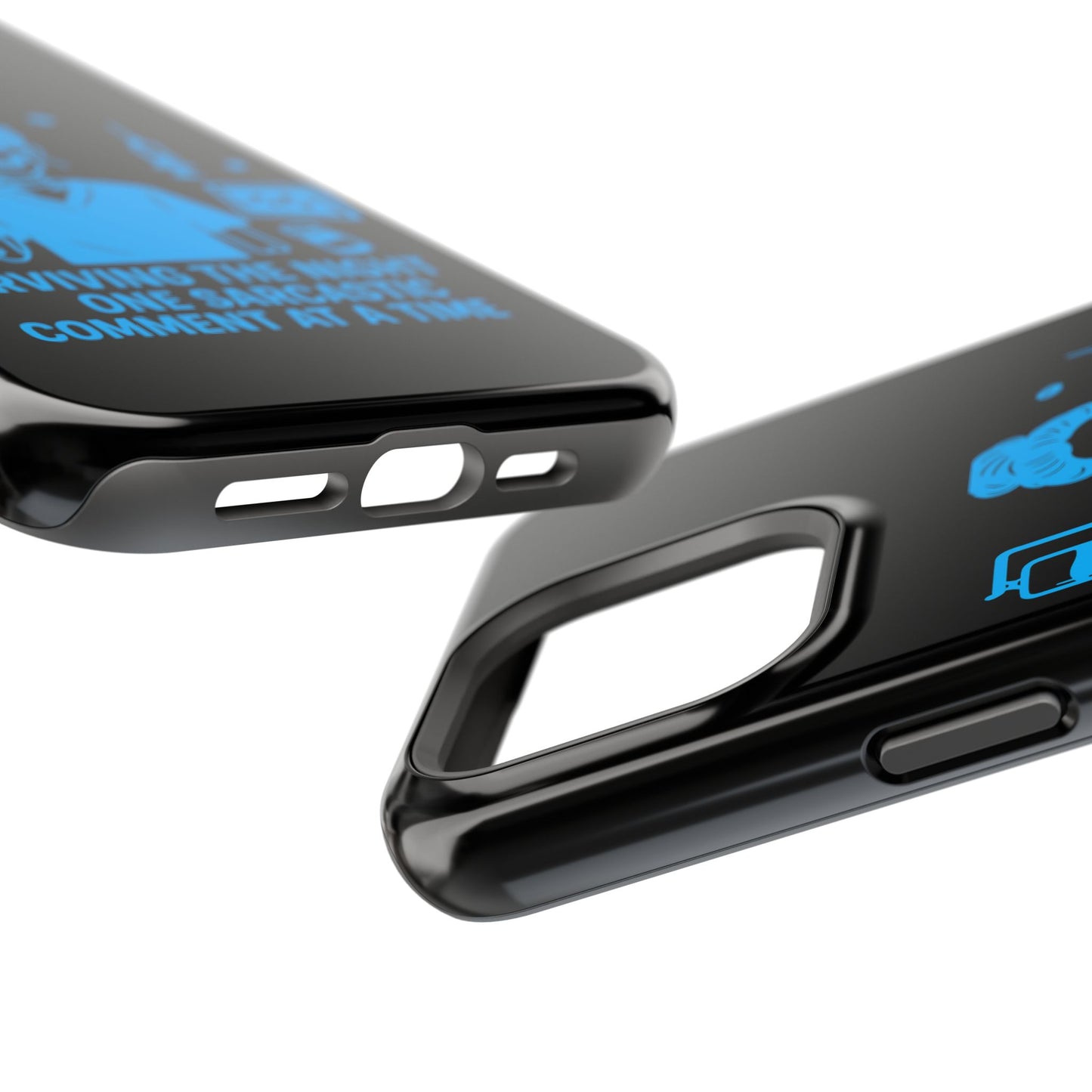 “Surviving the Night One Sarcastic Comment at a Time” – Nurse Life Phone Case