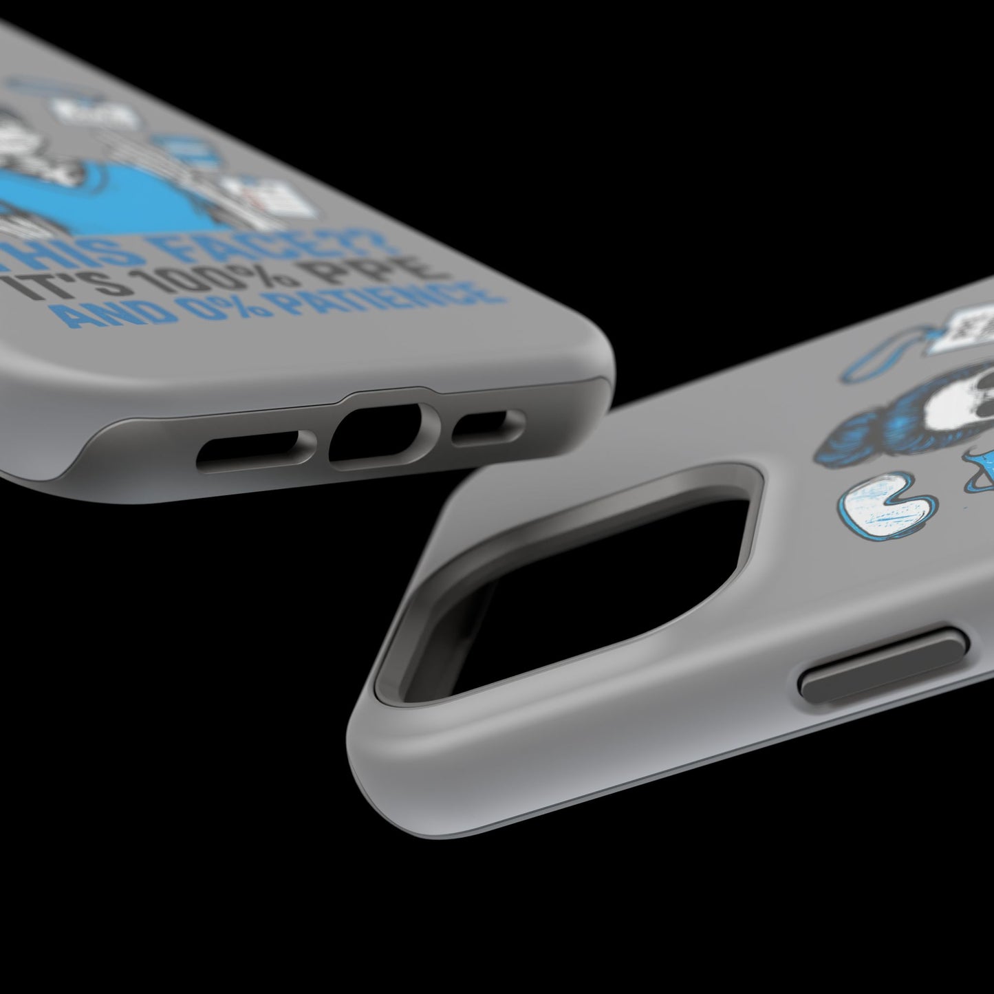 “This Face? It’s 100% PPE and 0% Patience.” – Chaos Nurse Phone Case