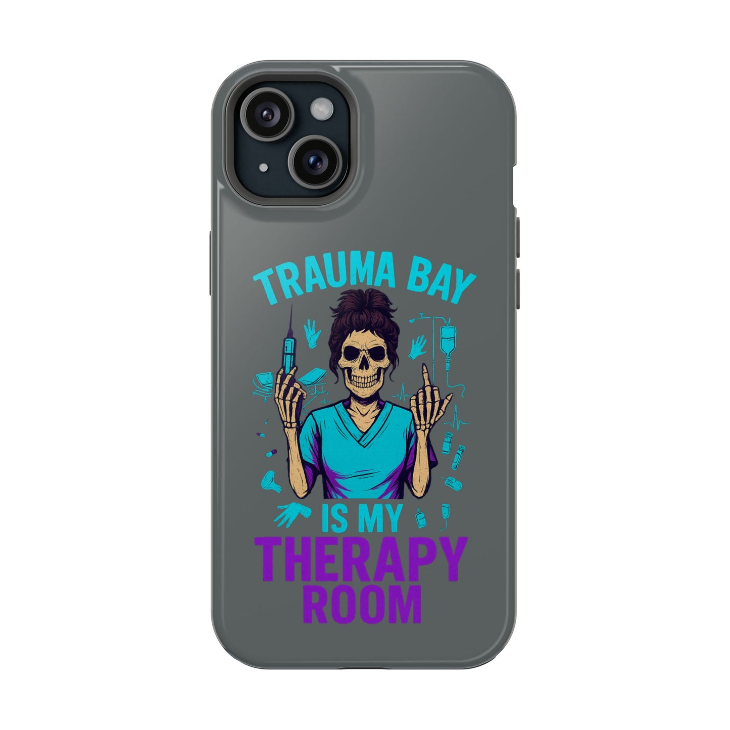 Magnetic Phone Case: Trauma Bay Is My Therapy Room - Perfect for Medical Professionals, Gifts for Nurses[...]