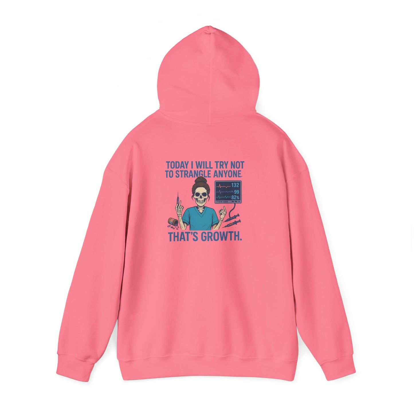 Growth Mindset Hoodie, Funny Motivational Sweatshirt, Original Graphic Pullover, Comfortable Casual Wear, Gift for Friends