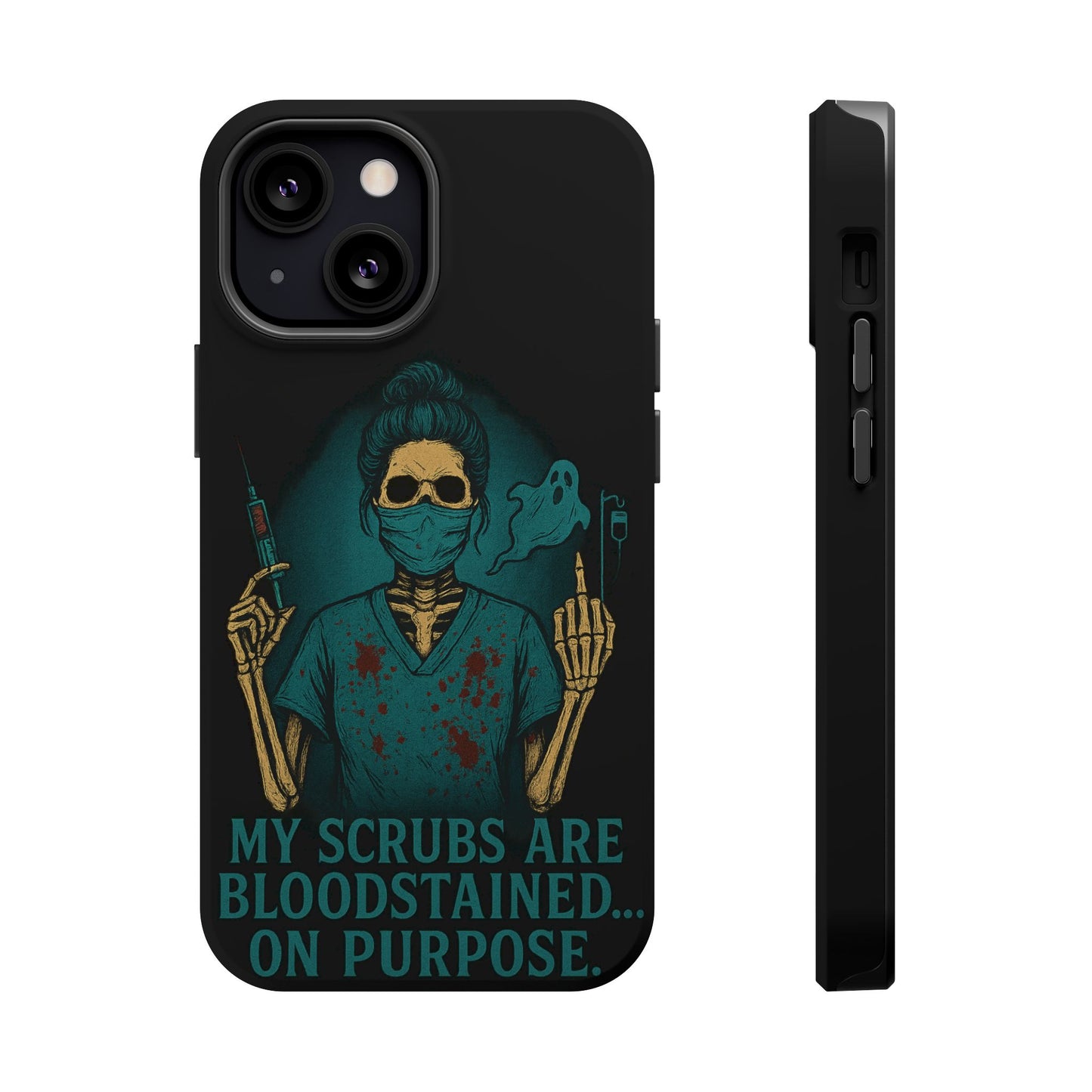 Gothic Nurse Phone Case – My Scrubs Are Bloodstained, Halloween Gift, Medical Humor, Nurse Appreciation, Skull Design, Stylish Tech [...]