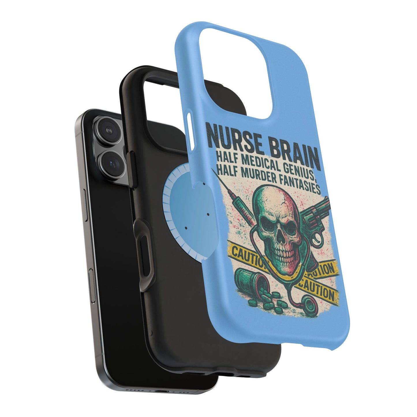 Nurse-Themed Phone Case, Medical Humor, Gift for Nurses, Unique Phone Accessory, Hospital Humor, Durable Tough Case
