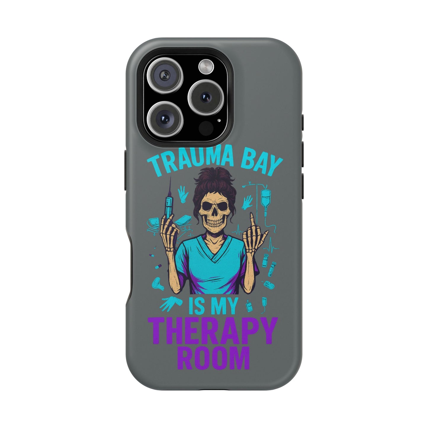 Magnetic Phone Case: Trauma Bay Is My Therapy Room - Perfect for Medical Professionals, Gifts for Nurses[...]