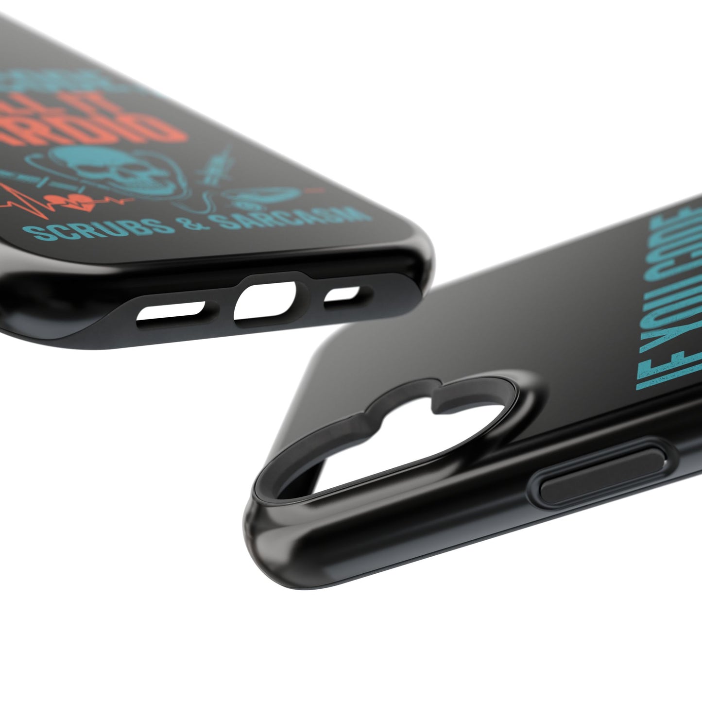 Magnetic Phone Cases for Nurses, Funny Code Humor, Cute Sarcastic Gifts, Tech Accessories, Medical Profession, Unique Design