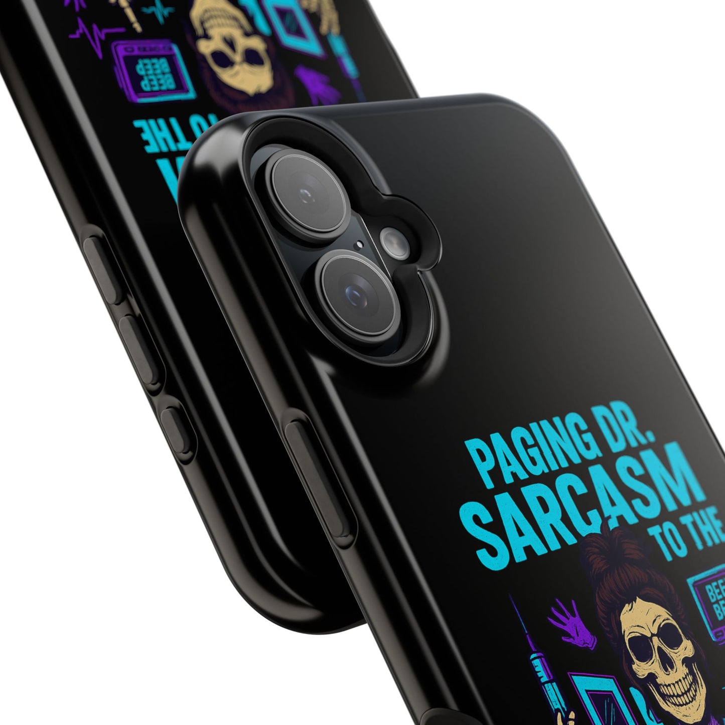 Medical Humor Magnetic Cases - Paging Dr. Sarcasm, Doctor Phone Case, Funny Gift for Nurses, Hospital Staff, Sarcastic Design