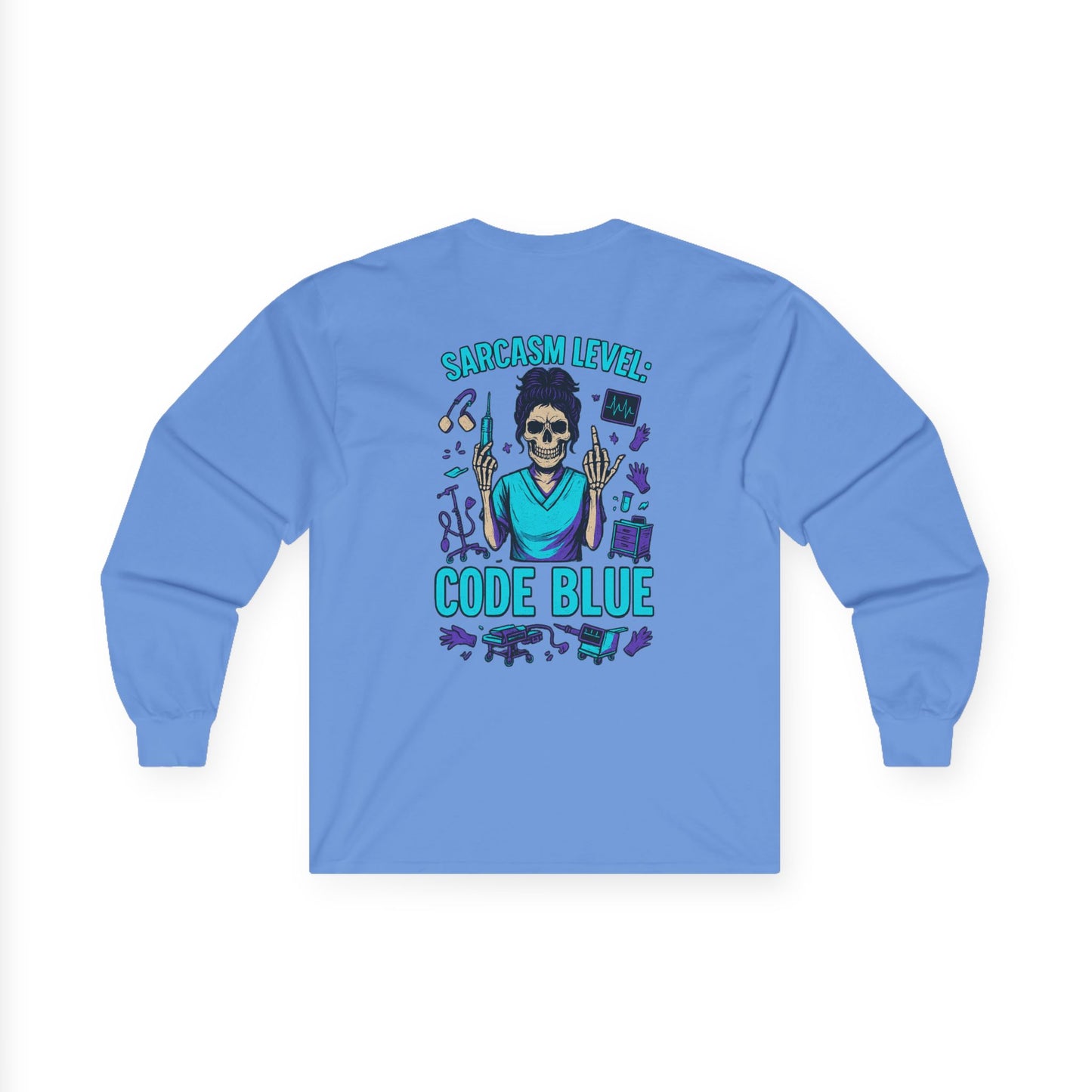 Sarcastic Skull Long Sleeve Tee - Comfortable Humor Shirt for Casual Wear, Gifts for Friends, Sarcastic Shirt, Fall Fashion, Halloween [...]