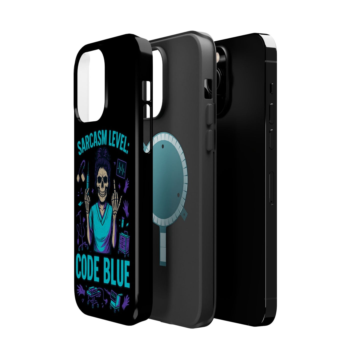 Sassy Medical Humor Phone Case - Sarcasm Level: Code Blue, Nurse Gift, Healthcare Humor, Medical Professional Accessory, Unique Phone Cover