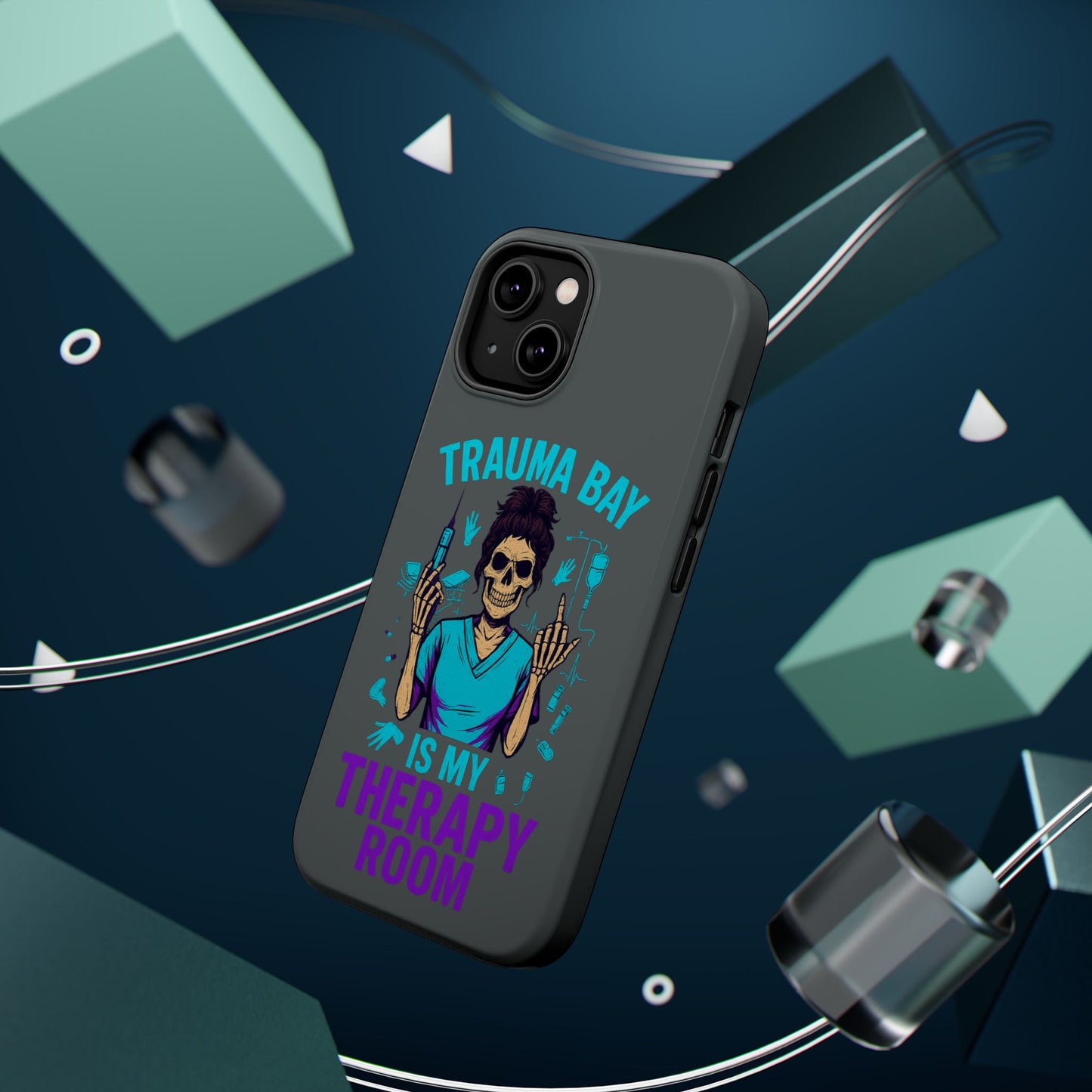Magnetic Phone Case: Trauma Bay Is My Therapy Room - Perfect for Medical Professionals, Gifts for Nurses[...]