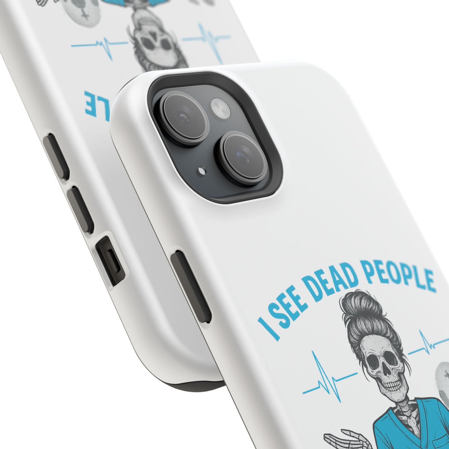 Magnetic Phone Case - I See Dead People, Fun Gift for Nurses, Quirky Healthcare Accessory, Medical Humor, Halloween Novelty, Phone [...]