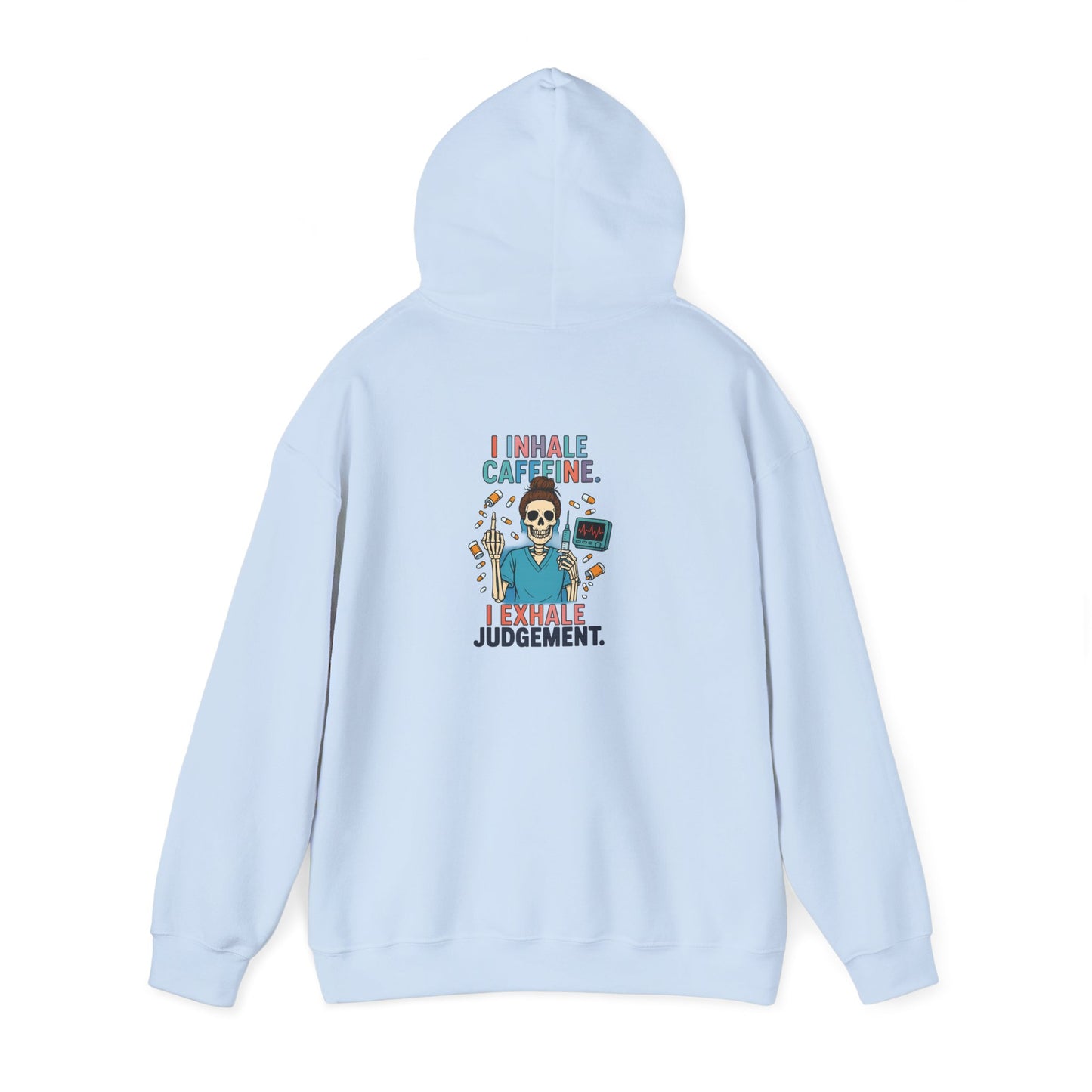 Caffeine Judgment Sweatshirt, Funny Coffee Lover Hoodie, Unisex Hoodie Gift, Halloween Sweatshirt, Cozy Casual Wear