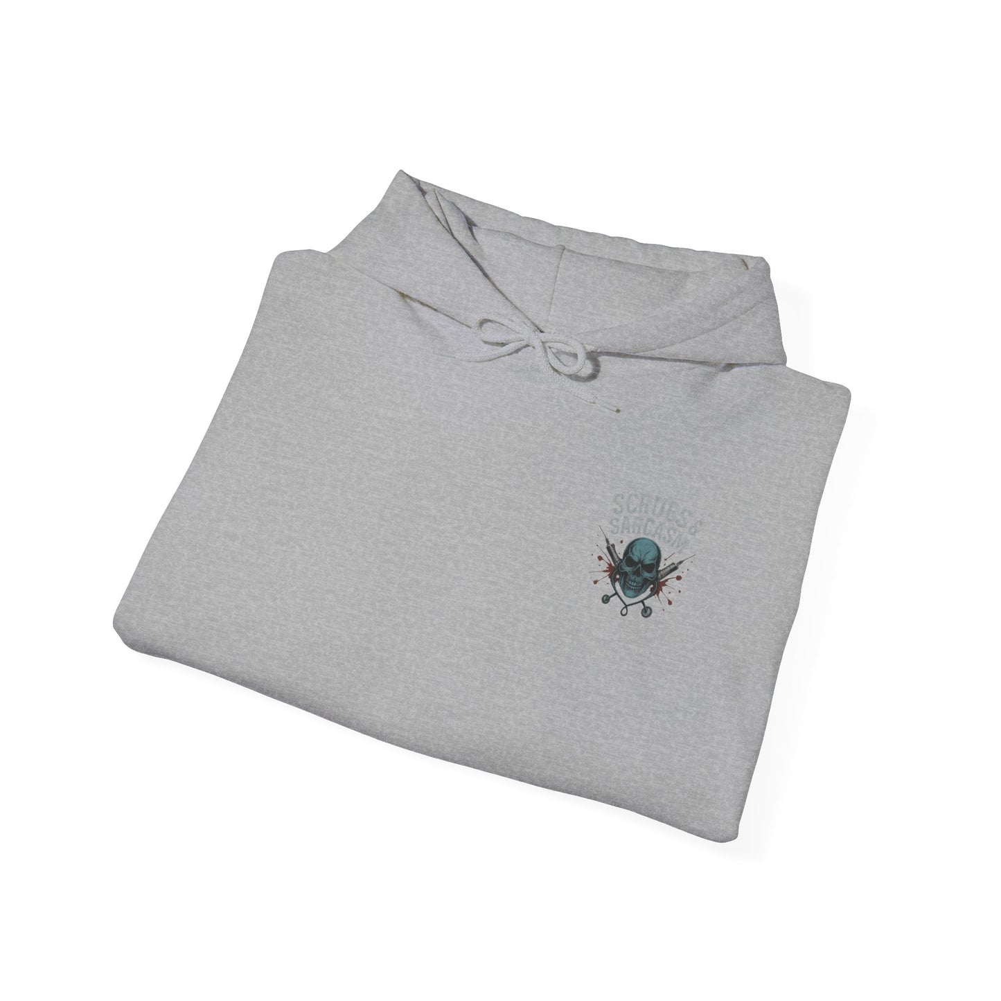 “Fluent in Sarcasm, IV Drips, and Bad Decisions” – Chaotic Nurse Hoodie
