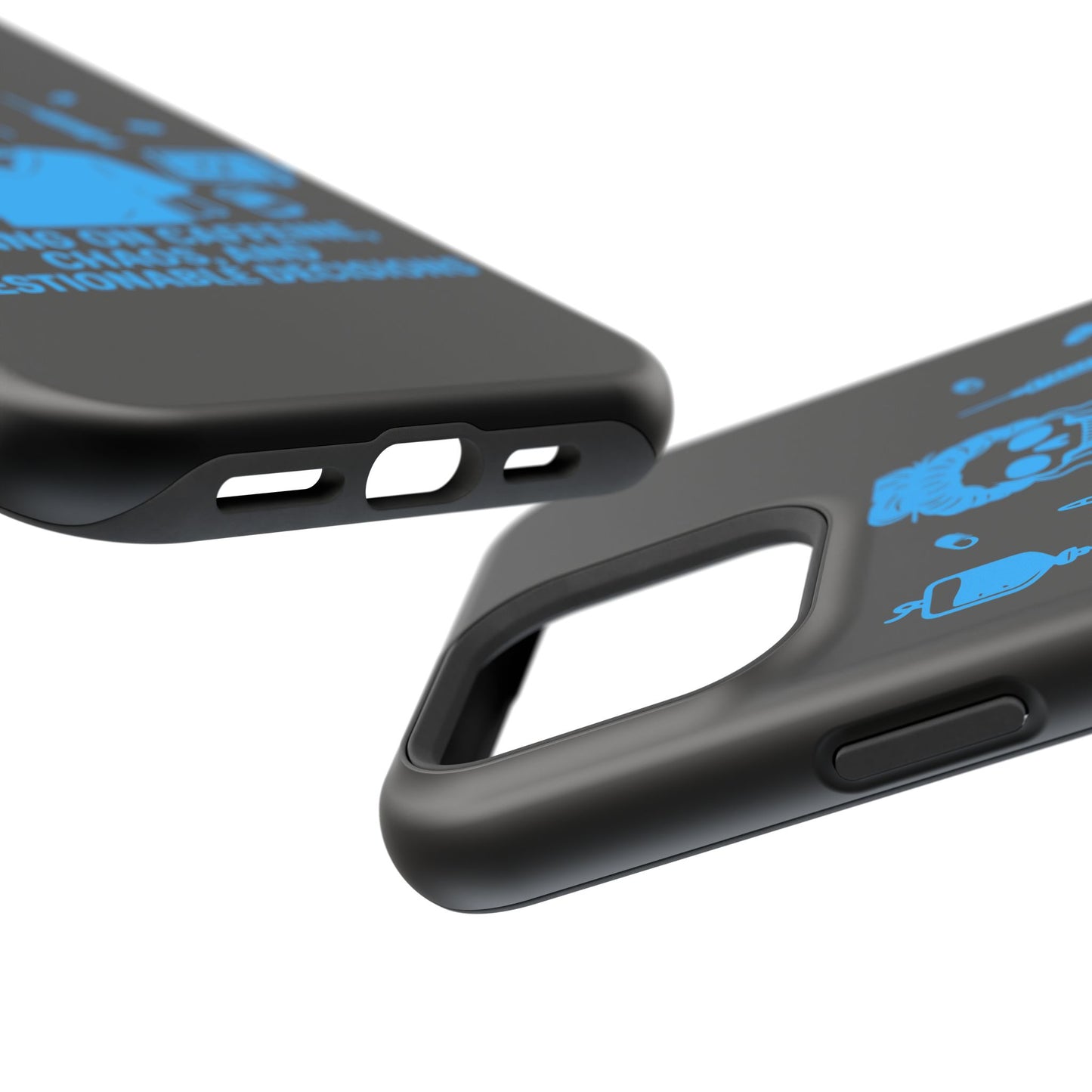 Running on Caffeine, Chaos, and Questionable Decisions” – Nurse Life Phone Case