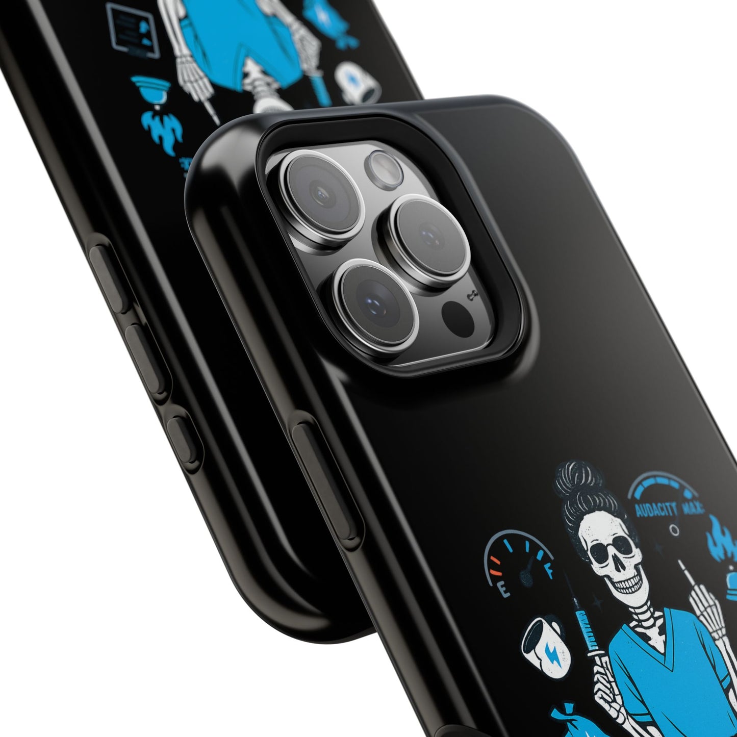 “Running on Empty and Audacity” – Nurse Chaos Phone Case
