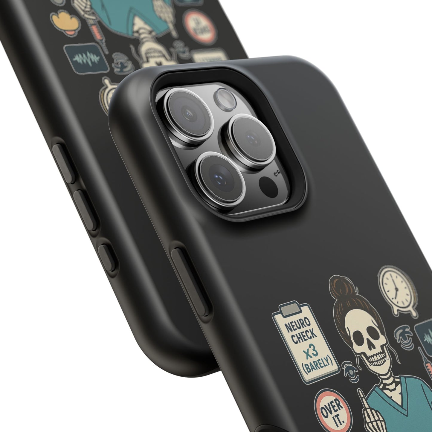 “Alert, Oriented, and Absolutely Over It” – Sarcastic Nurse Phone Case