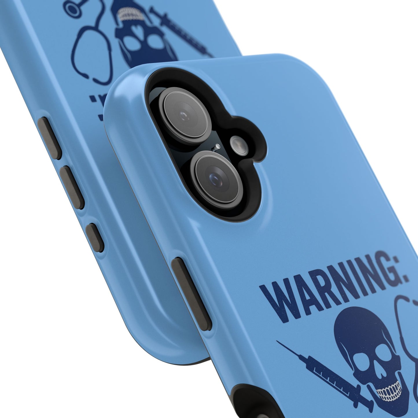 Warning May Stab Repeatedly Phone Case | Quirky Medical Humor, Gift for Healthcare Workers, Fun Phone Accessories, Doctors' Gift, Nurse Gift